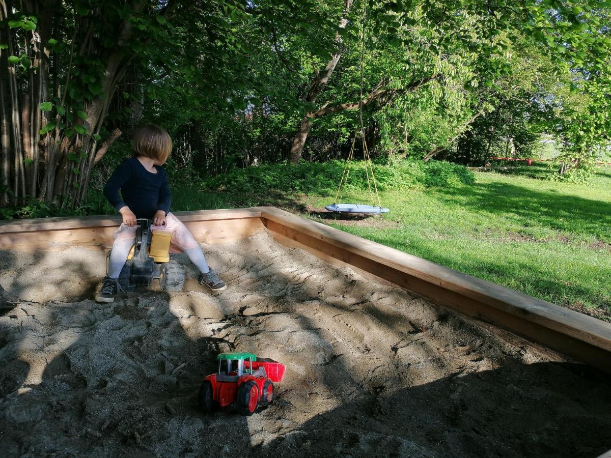 5Sterne Ferienwohnung Im Fachwerk Mit Bergblick In Alleinlage Und Grossem Garten, Infrarotkabine Humberg Luaran gambar