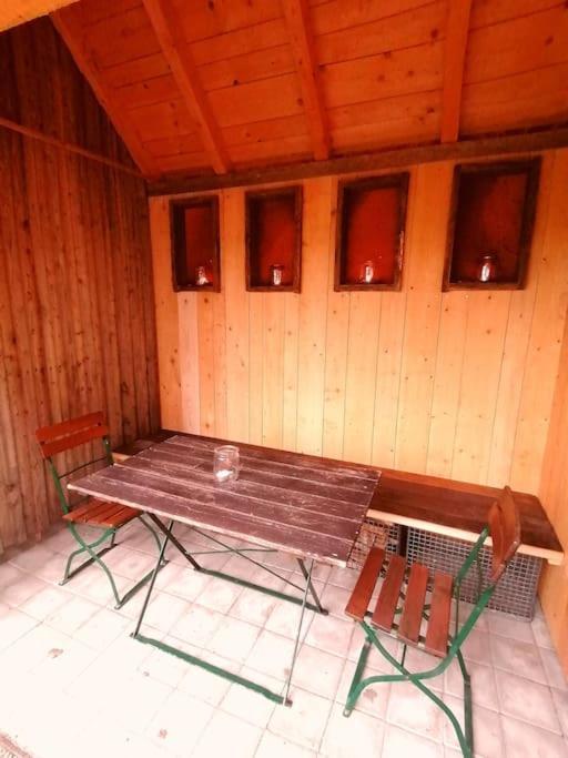 5Sterne Ferienwohnung Im Fachwerk Mit Bergblick In Alleinlage Und Grossem Garten, Infrarotkabine Humberg Luaran gambar
